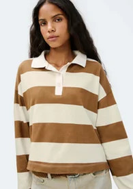 Blusa Polo Marrom Hering Feminina Manga Longa Box Listrada | ZZ MALL | ZZ Mall (BR)