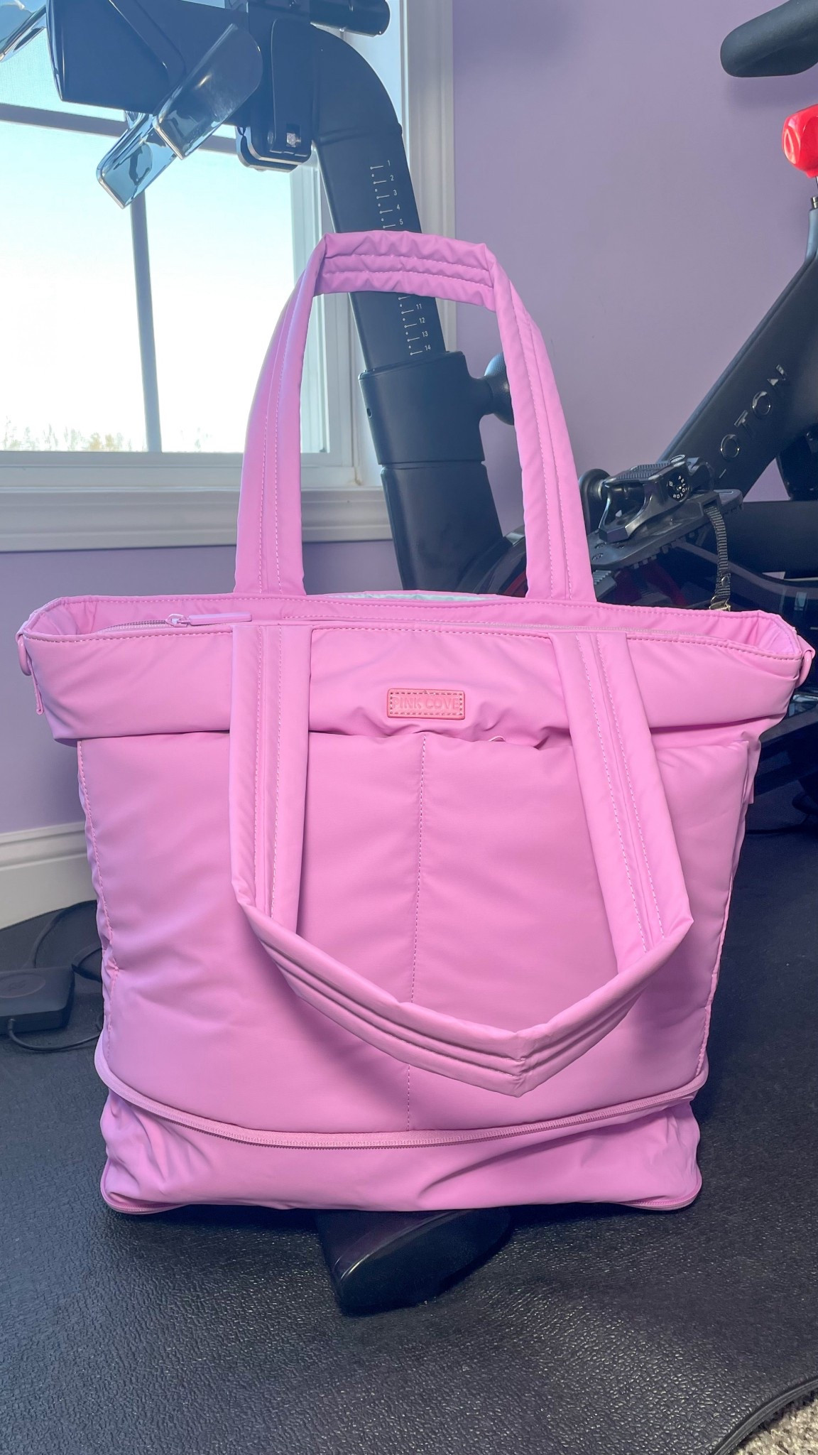 The bag that holds it all! Laptop sleeve, water bottle compartment and suitcase slit ! ( I use it as my dance bag) so many pretty colors too check out #pinkcove #bag #travelbag #totebag #diaperbag #bigbag 

#LTKdayinmylife #LTKSaleAlert #LTKBaby