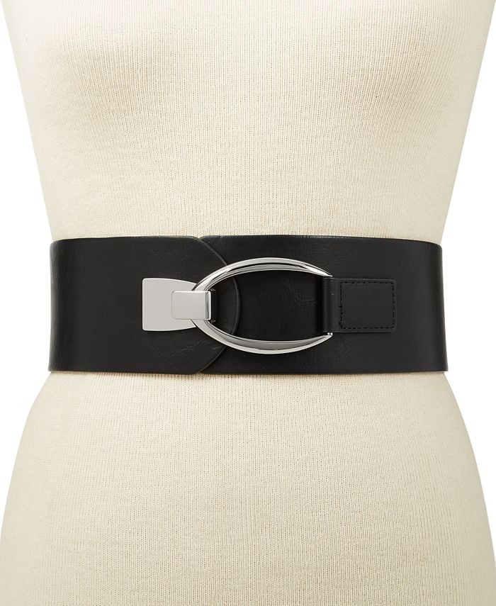 INC Interlocking-Hook Stretch Belt, Created for Macy's | Macys (US)