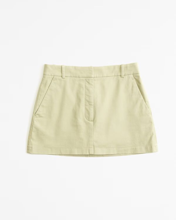 Chino Mini Skort | Abercrombie & Fitch (US)