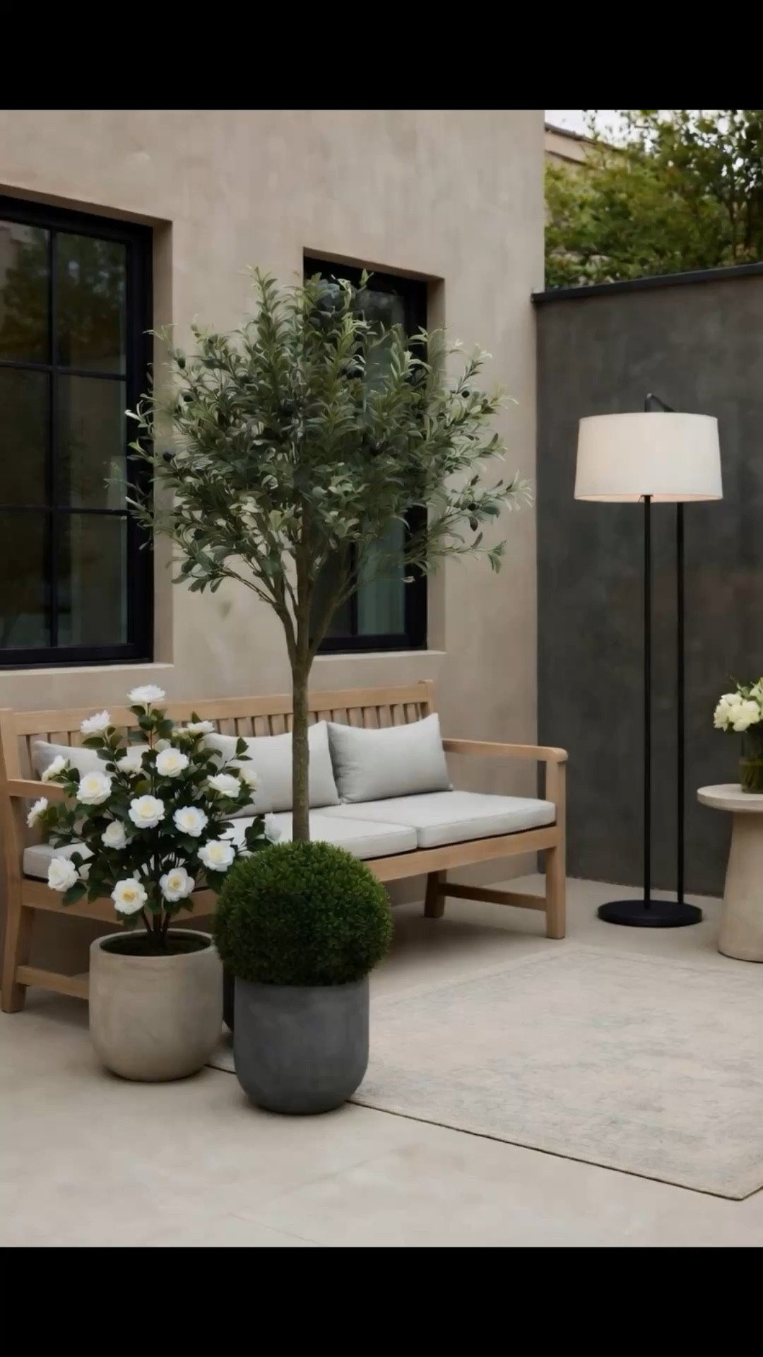 These faux plants add such a natural touch to any outdoor space. I love pairing them together! This Olive tree comes in 6, 7, and 8 feet tall! 

#LTKSeasonal #LTKSaleAlert #LTKHome