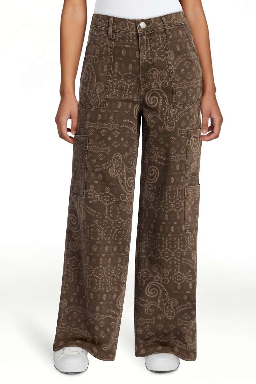 No Boundaries Women's Wide Leg Cargo Pants, 31.5" Inseam, Sizes XXS-4X | Walmart (US)