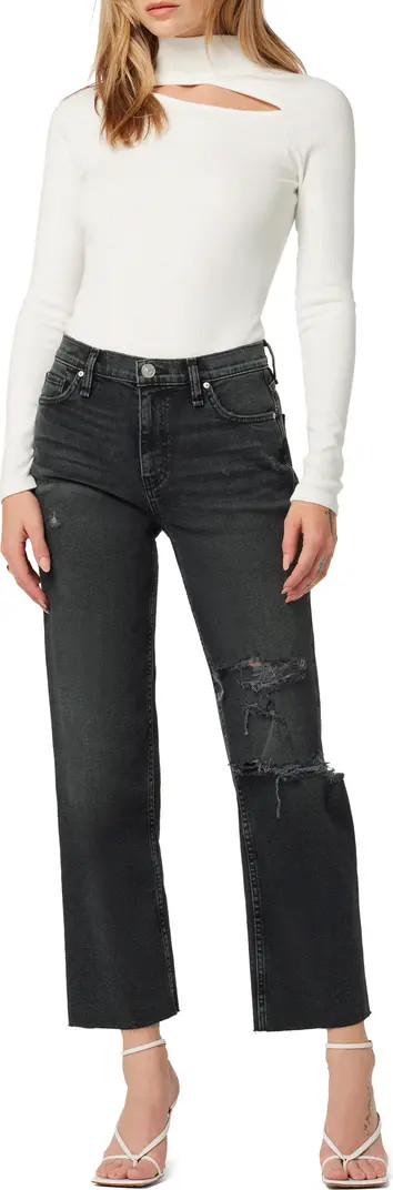 Hudson Jeans Remi High Waist Crop Straight Leg Jeans | Nordstrom | Nordstrom