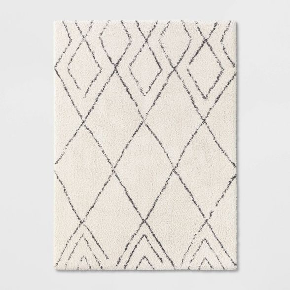 Diamond Patterned Shag Woven Rug - Project 62&#153; | Target