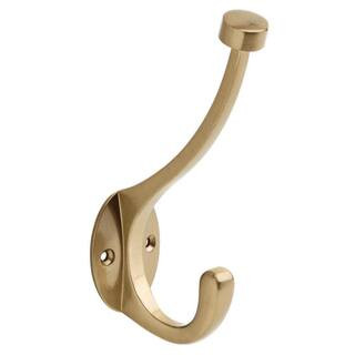 Liberty 5-5/8 in. Champagne Bronze Pilltop Coat Hook B34865C-CZ-U - The Home Depot | The Home Depot