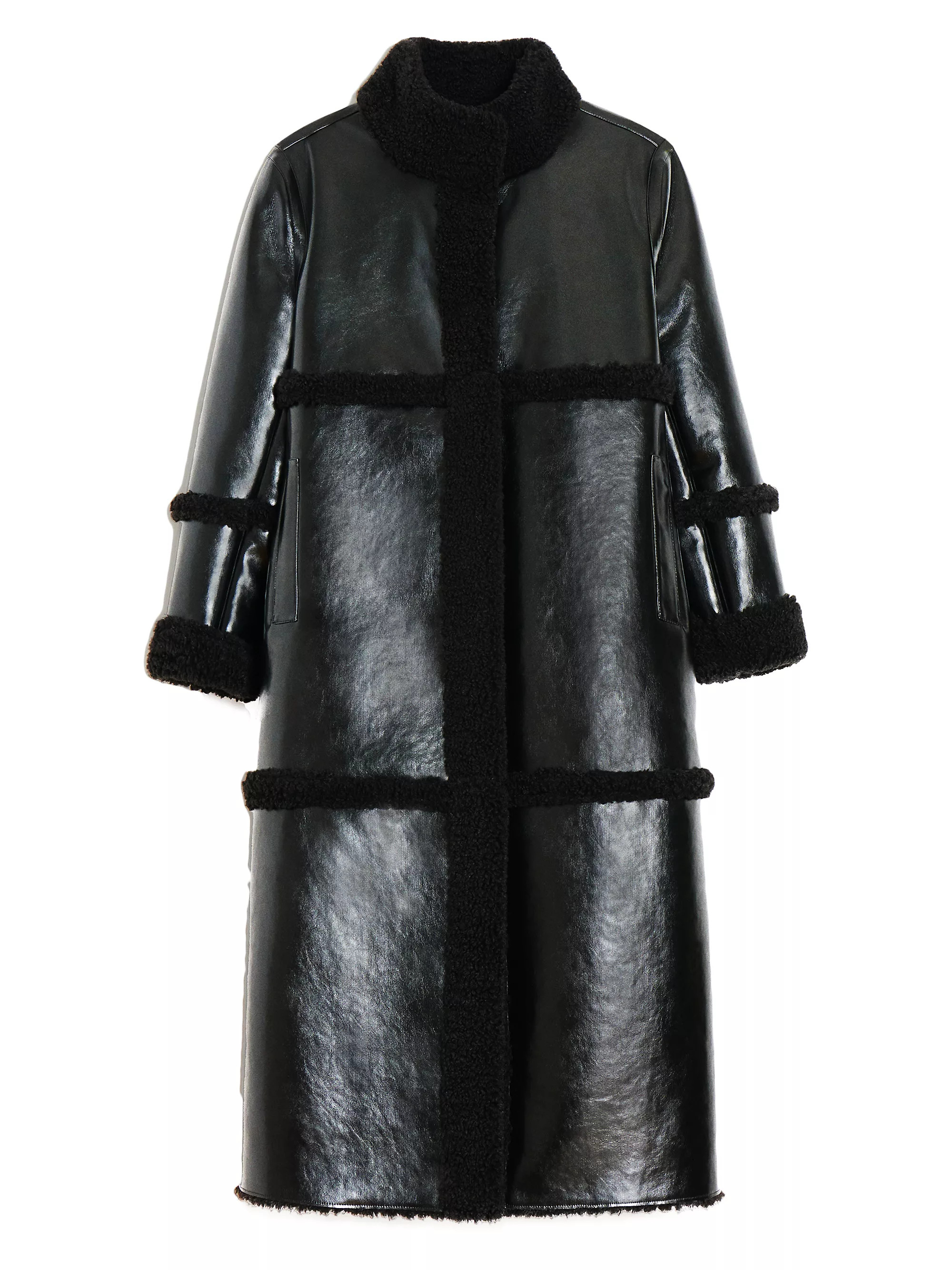 Tilly Faux Leather Reversible Coat | Saks Fifth Avenue