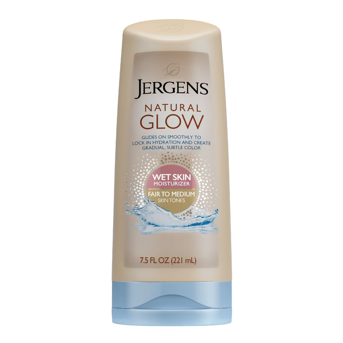 Jergens Natural Glow Wet Skin Moisturizer, In-Shower Self Tanner Body Lotion | Target