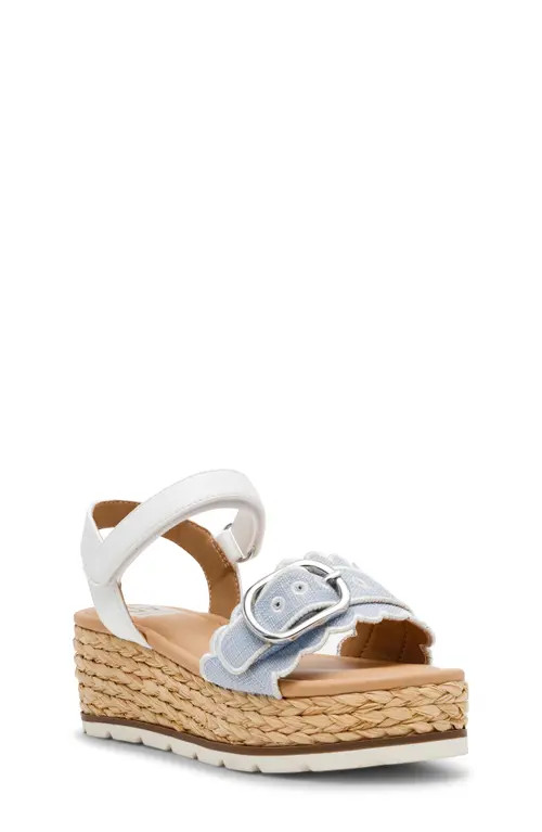 DV by Dolce Vita Kids' Vincenzah Platform Sandal in Blue at Nordstrom, Size 11 M | Nordstrom