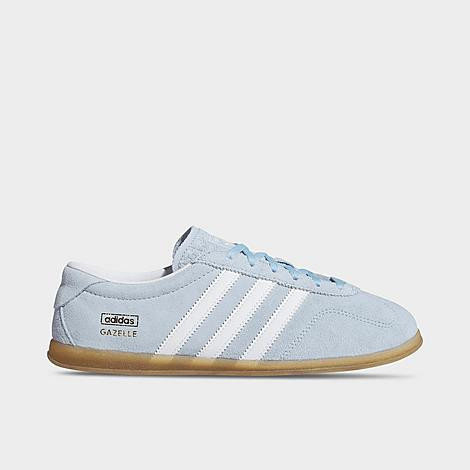 adidas Women's Originals Gazelle Lo Pro Casual Shoes in Clear Sky/Cloud White/Gum Size: 8.0 | Finish Line (US)