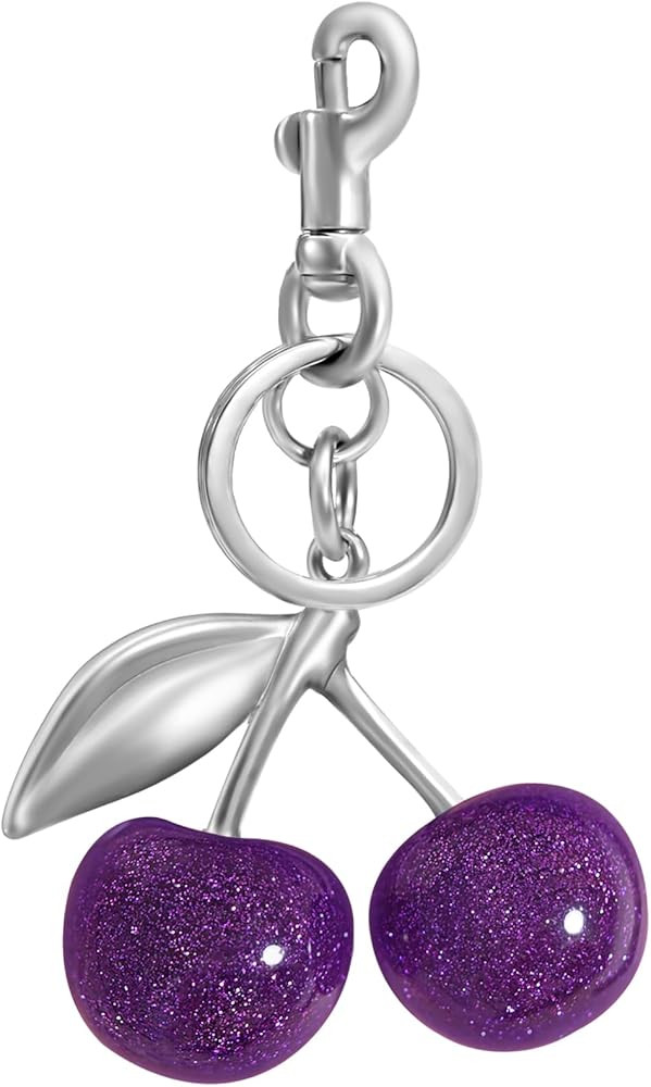 Cherry Keychain for Women Apple Strawberry Bag Charm Key Chain Accessories Gifts for Birthday Chr... | Amazon (US)