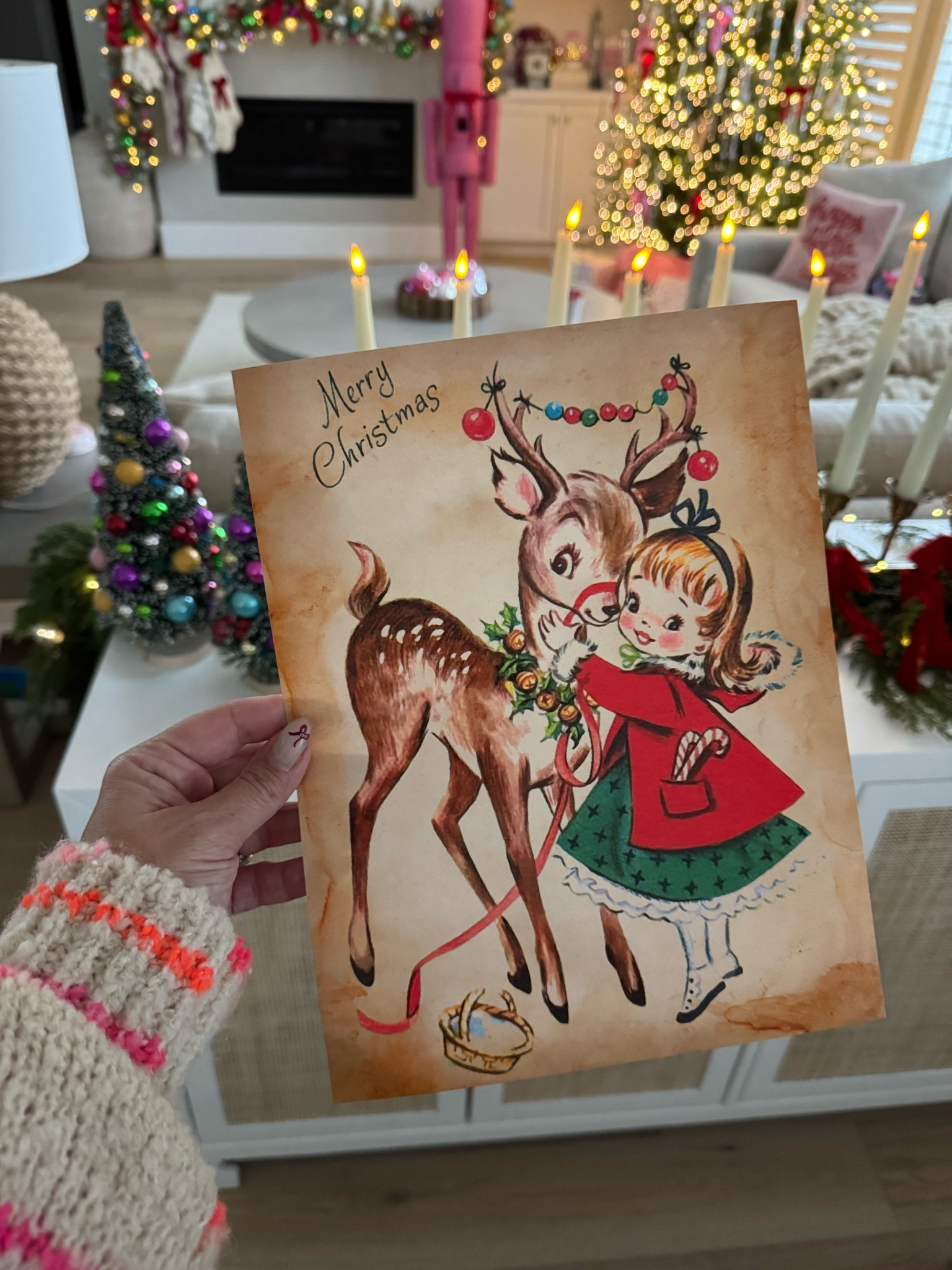 Vintage print 🦌🎅🏼✨🤌🏼 the absolute sweetest 

#LTKHoliday #LTKHome #LTKSeasonal