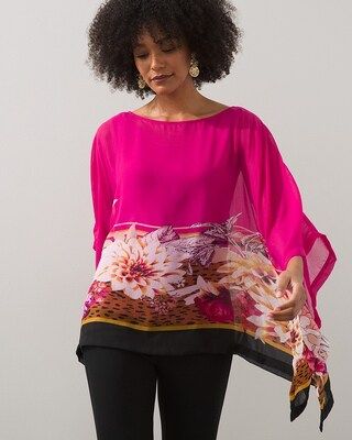 Sheer Floral Poncho | Chico's