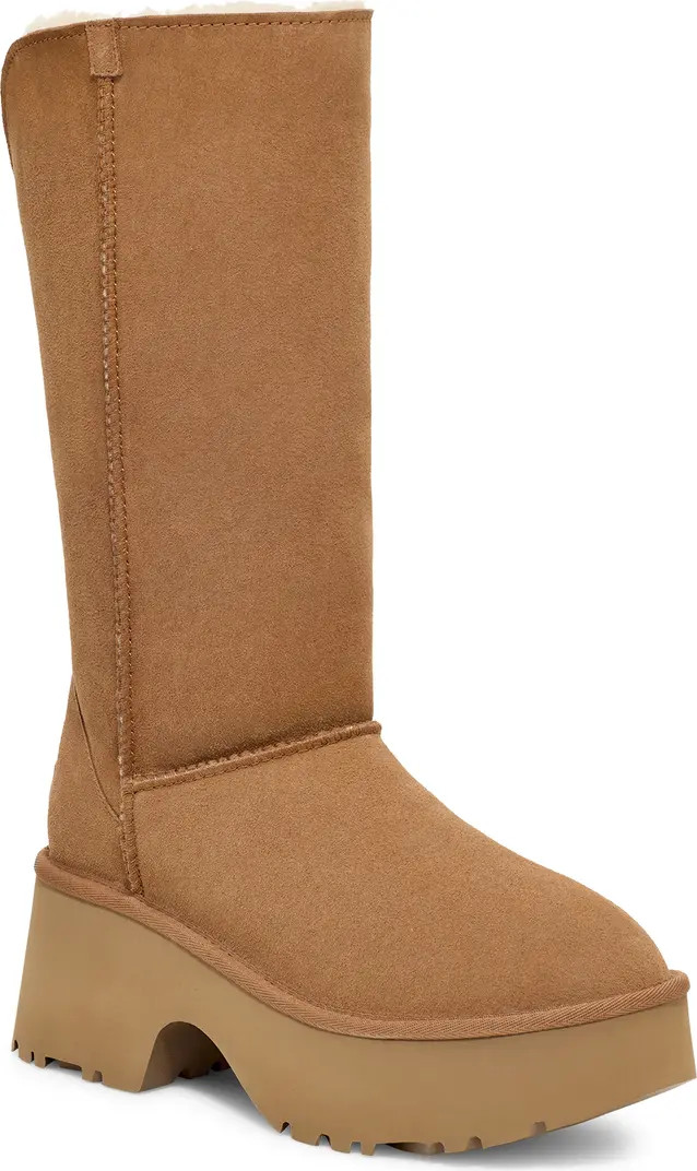 Classic New Heights Genuine Shearling Cuffable Boot (Women) | Nordstrom