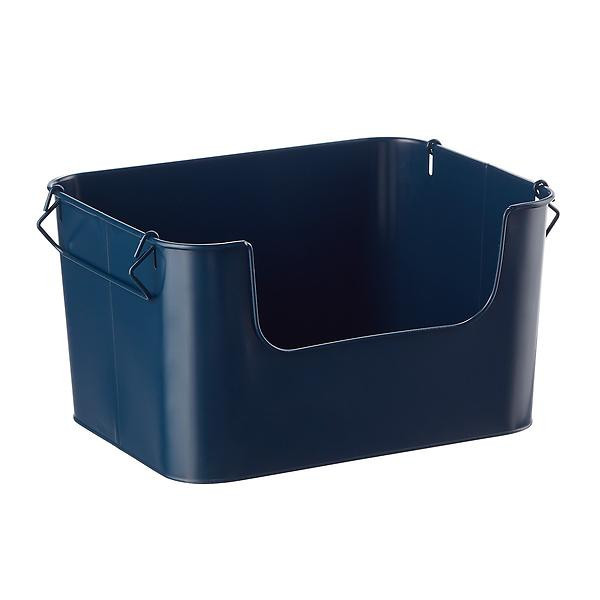 The Container Store Metal Stackable Bin | The Container Store
