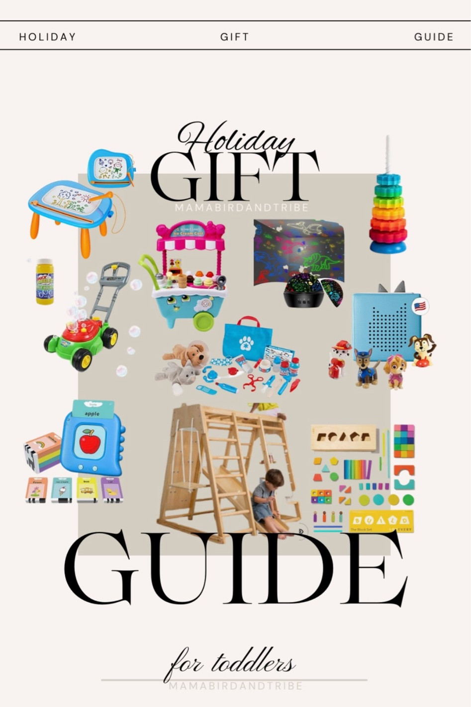 Gift guy for toddler, toddler gifts, Tyler Christmas, gifts, kids, gift, guide for young kids, gift guys for young kids and toddlers, toddler, holiday guest, Tyler birthday gifts, gifts for toddlers.

#LTKGiftGuide #LTKHoliday #LTKSeasonal