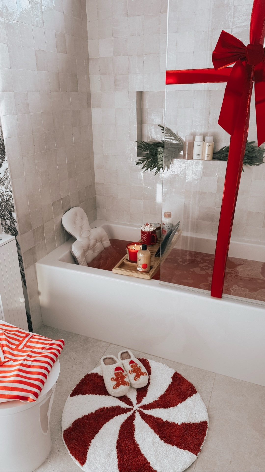 Relaxing self-care bathtime holiday themed

#LTKselfcare #LTKHoliday #LTKHome