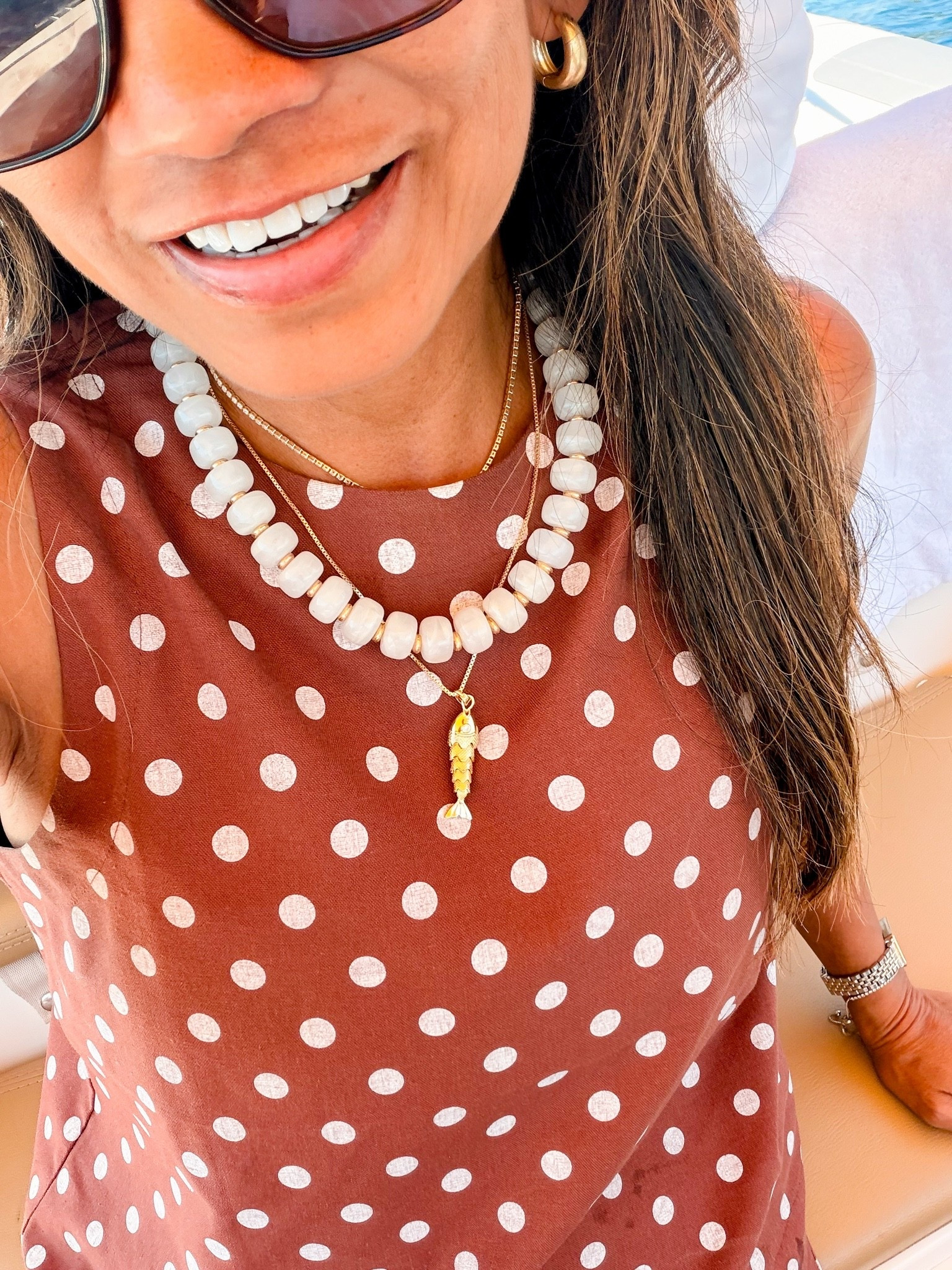 I’m 5’2” 118#ish for reference 
Necklace stack on Prime Deal. Sunnies and polka dot set also Prime Deal!
Set in small tts. 
Summer outfit, Amazon finds, Europe Outfit

#LTKOver40 #LTKSeasonal #LTKSwim