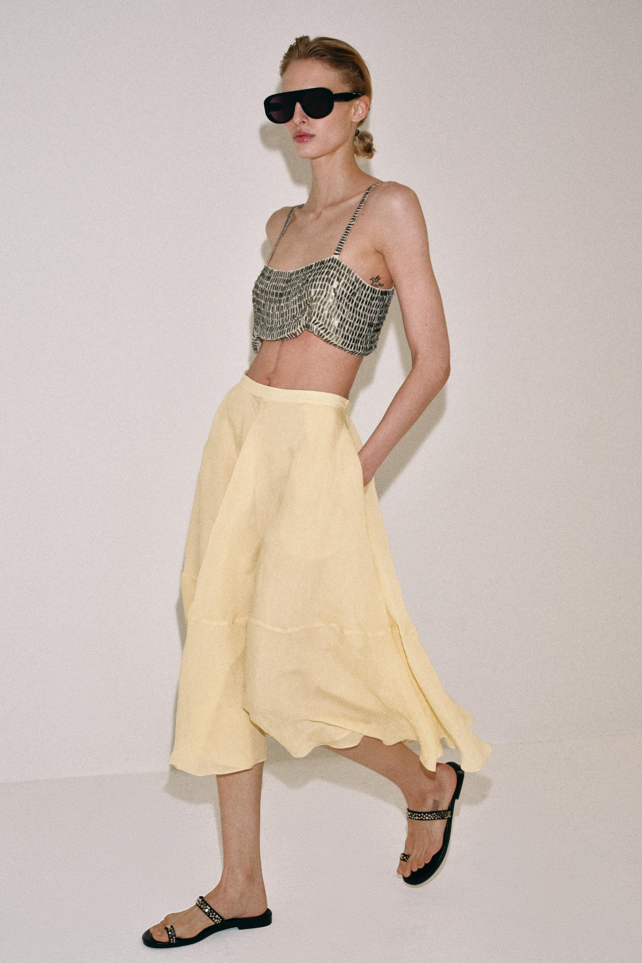 ZW COLLECTION CAPE SKIRT | Zara US