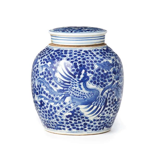 Blue and White Spotted Ginger Jar | Caitlin Wilson Design