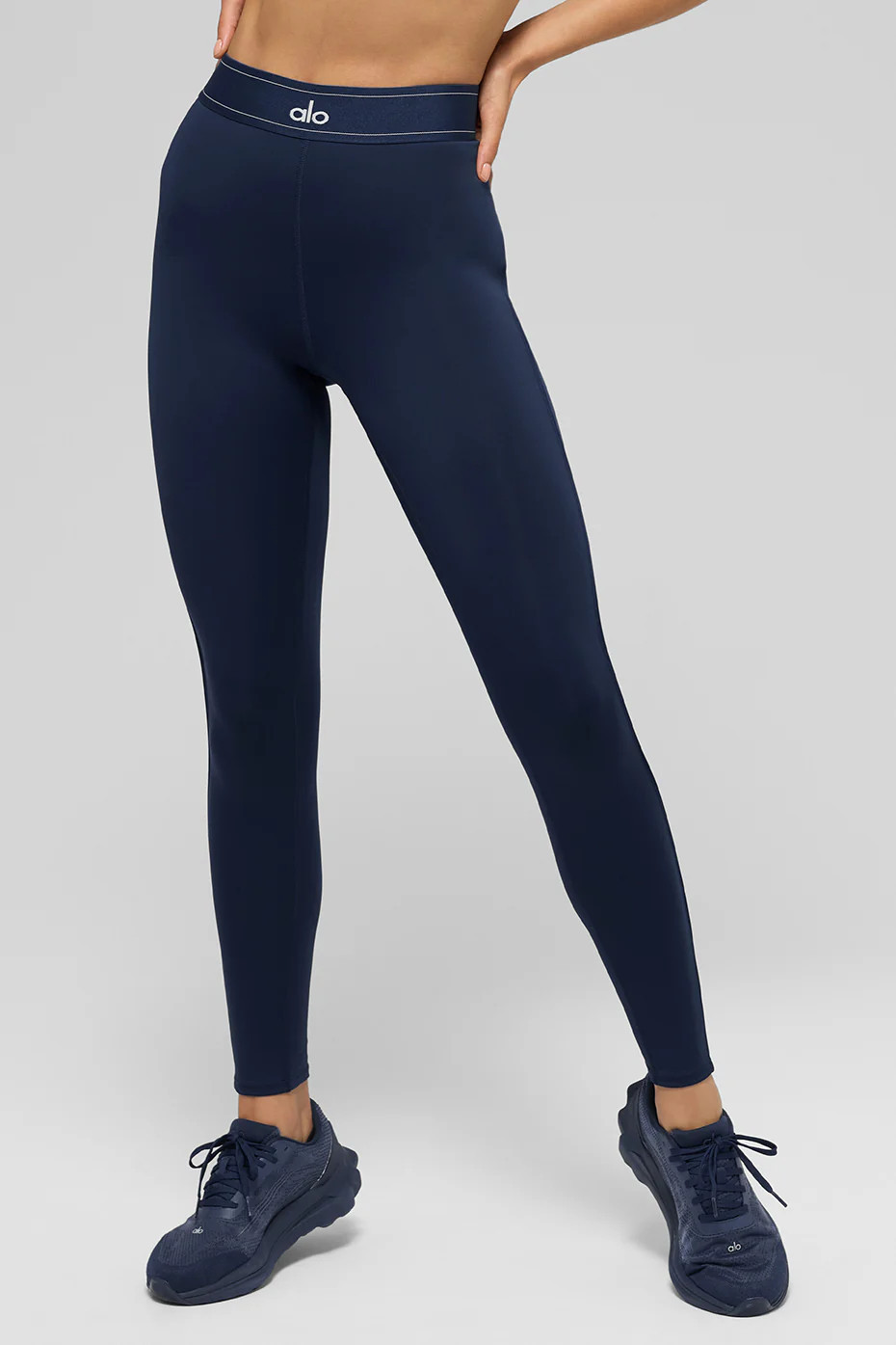 ALO | Airlift High-Waist Suit Up Legging in Navy/Navy Blue, Size: 2XS | Alo Yoga (US)