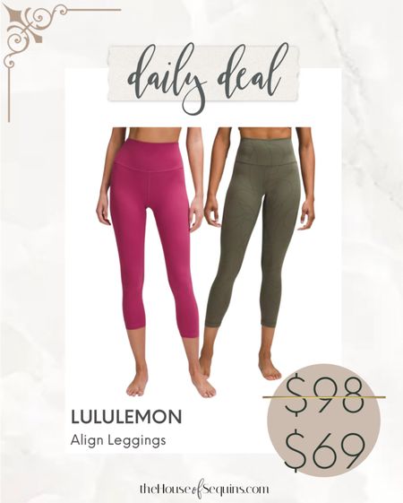 Shop Lululemon legging deals! 