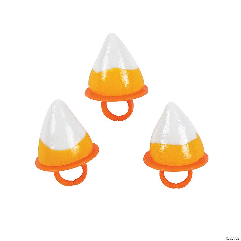 Candy Corn Ring Lollipops - 12 Pc. | Oriental Trading Company