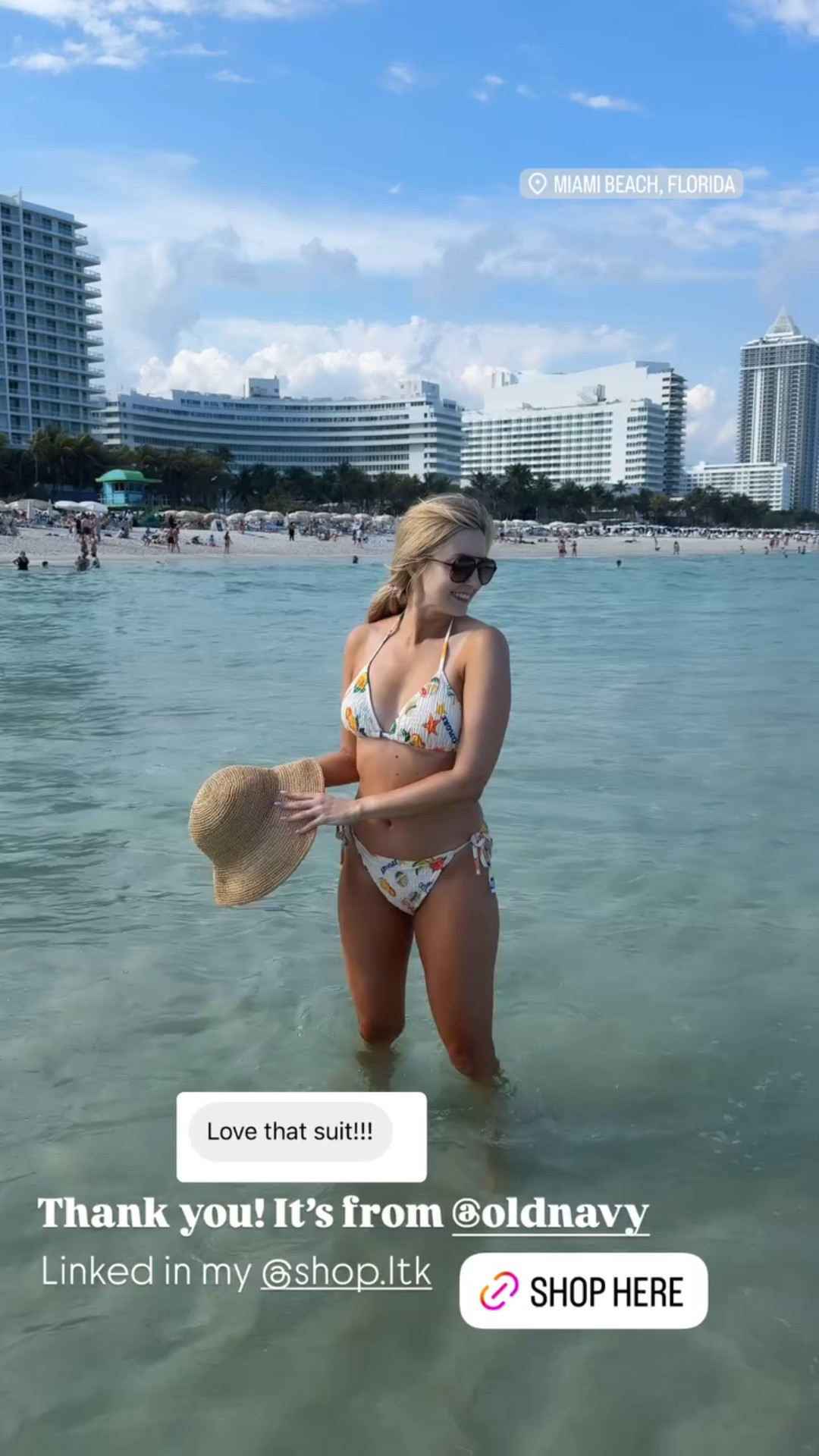 This Old Navy bathing suit is giving designer vibes! It’s so good!

Miami Beach, spring break outfits, vacation outfits, resort wear, resort wear 2025, bikini, fruit swimwear 

#LTKSwim #LTKWatchNow #LTKSpringSale