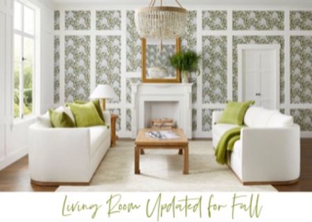 New wallpaper, a few pillows and a beautiful throw and this living room designed by @serenaandlily is ready for the holiday season! 

EVERYTHING 20%OFF!


#livingroom #greenandwhite #livingroomdecor #interiordesign


#LTKHoliday #LTKhome #LTKSeasonal