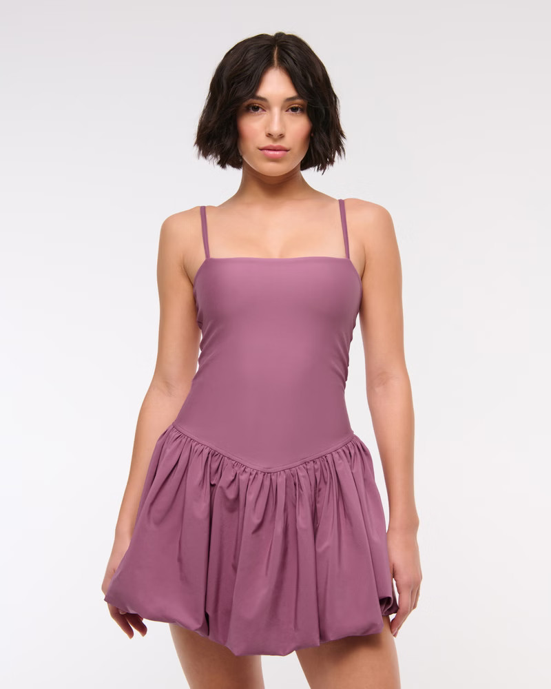Women's YPB sculptLUX Bubble Hem Mini Dress | Women's New Arrivals | Abercrombie.com | Abercrombie & Fitch (US)