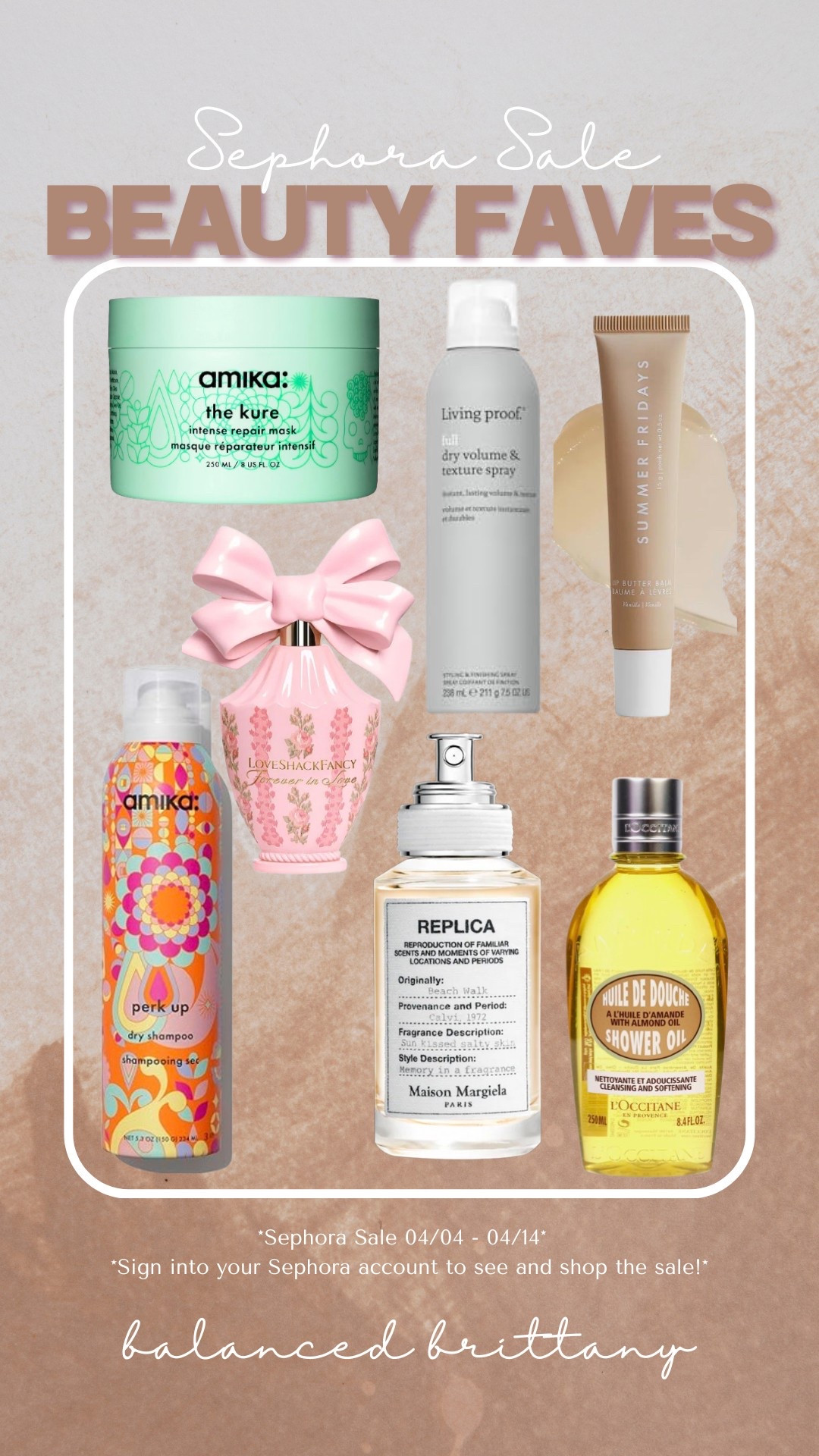 My favorite beauty products during the Sephora sale starting today 04/04-04/14! Sign into your Sephora account to see and shop the sale! 

Sephora / Sale / Skincare / Bodycare  / Haircare / Perfume / lipgloss / Beauty / Favorites 

#LTKStyleTip #LTKBeauty #LTKSeasonal