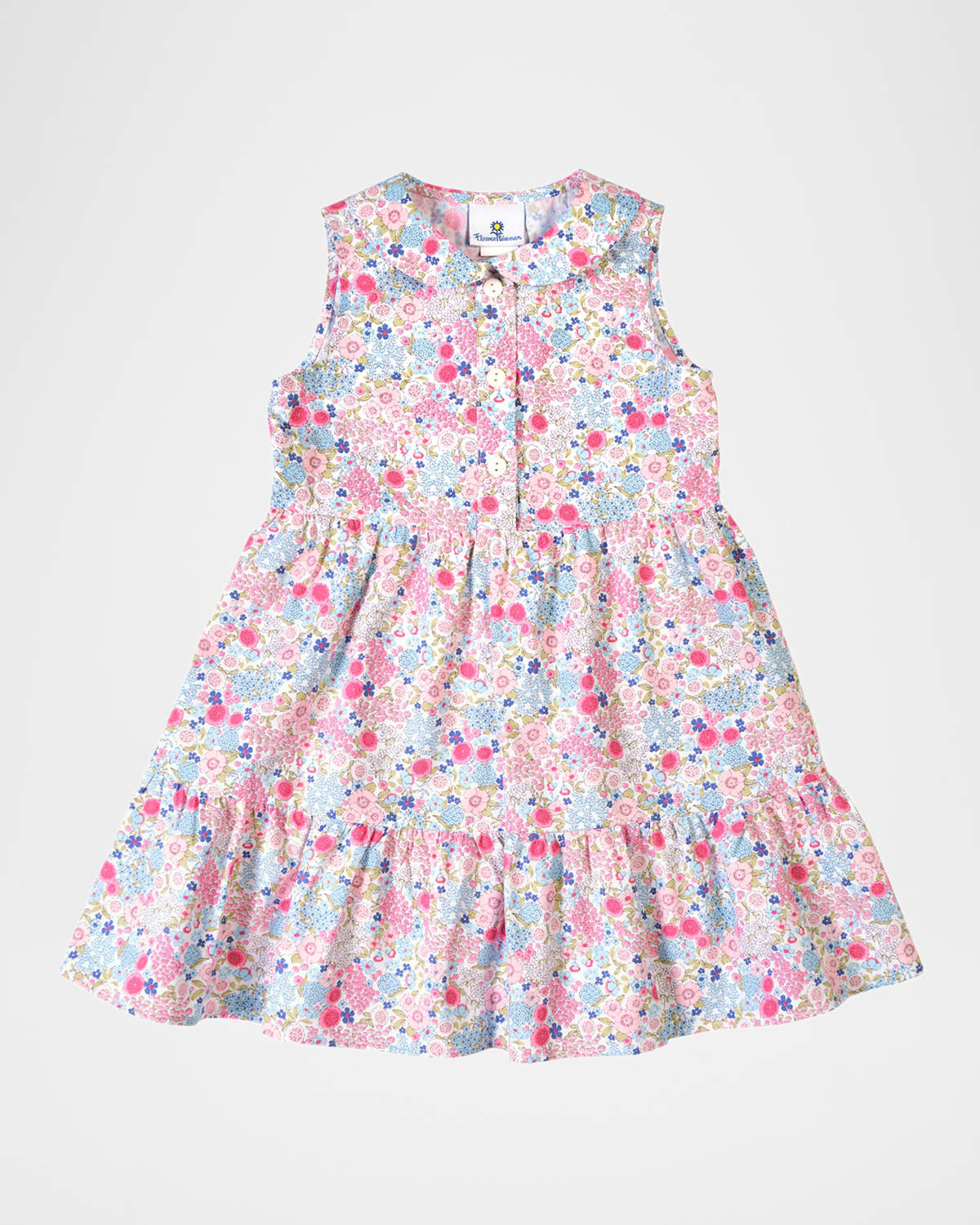 Girl & apos;s Sleeveless Floral-Print Cotton Dress, Size 2-6 | Neiman Marcus