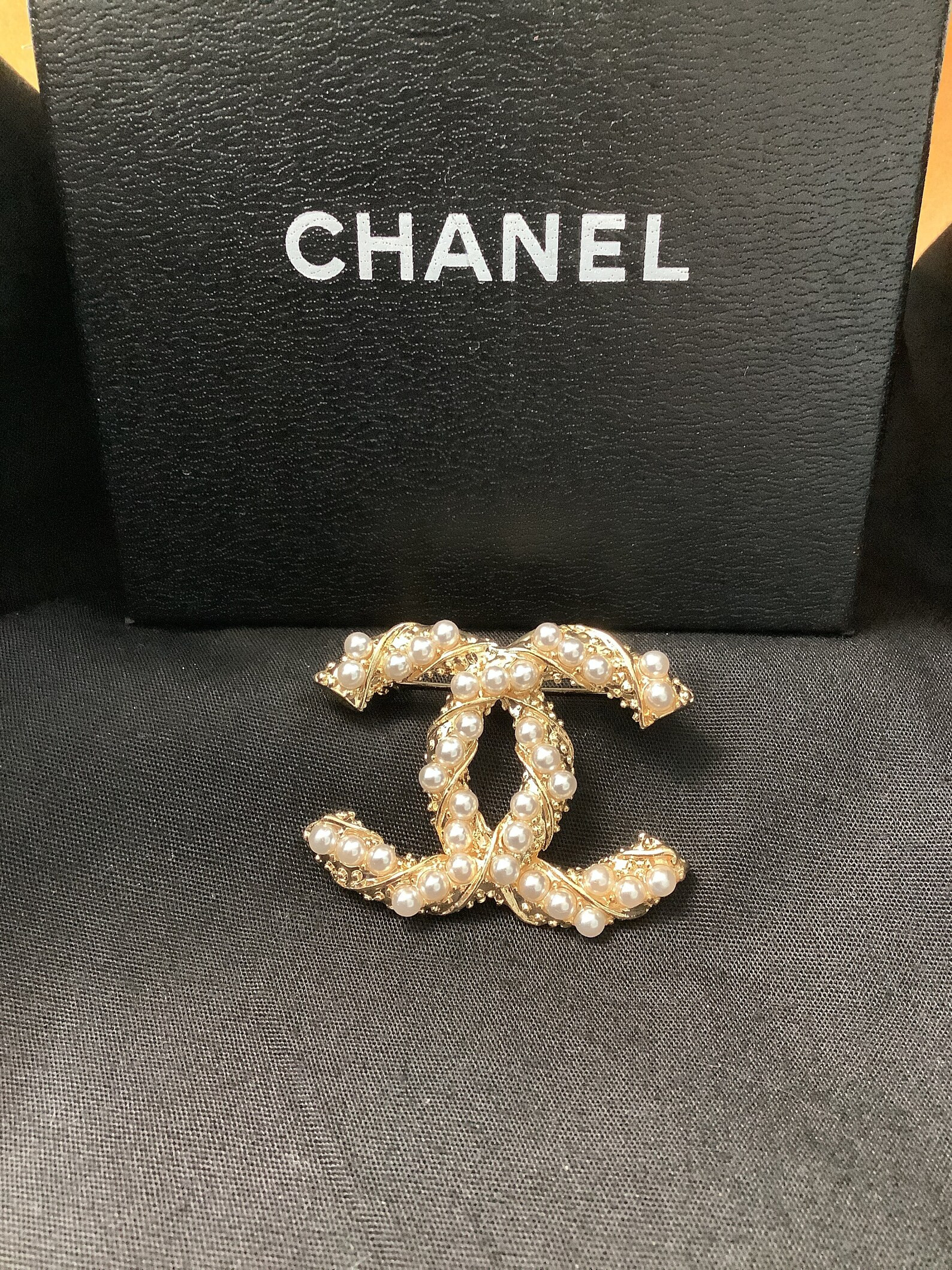 Pearl designer brooch Pin | Etsy (US)