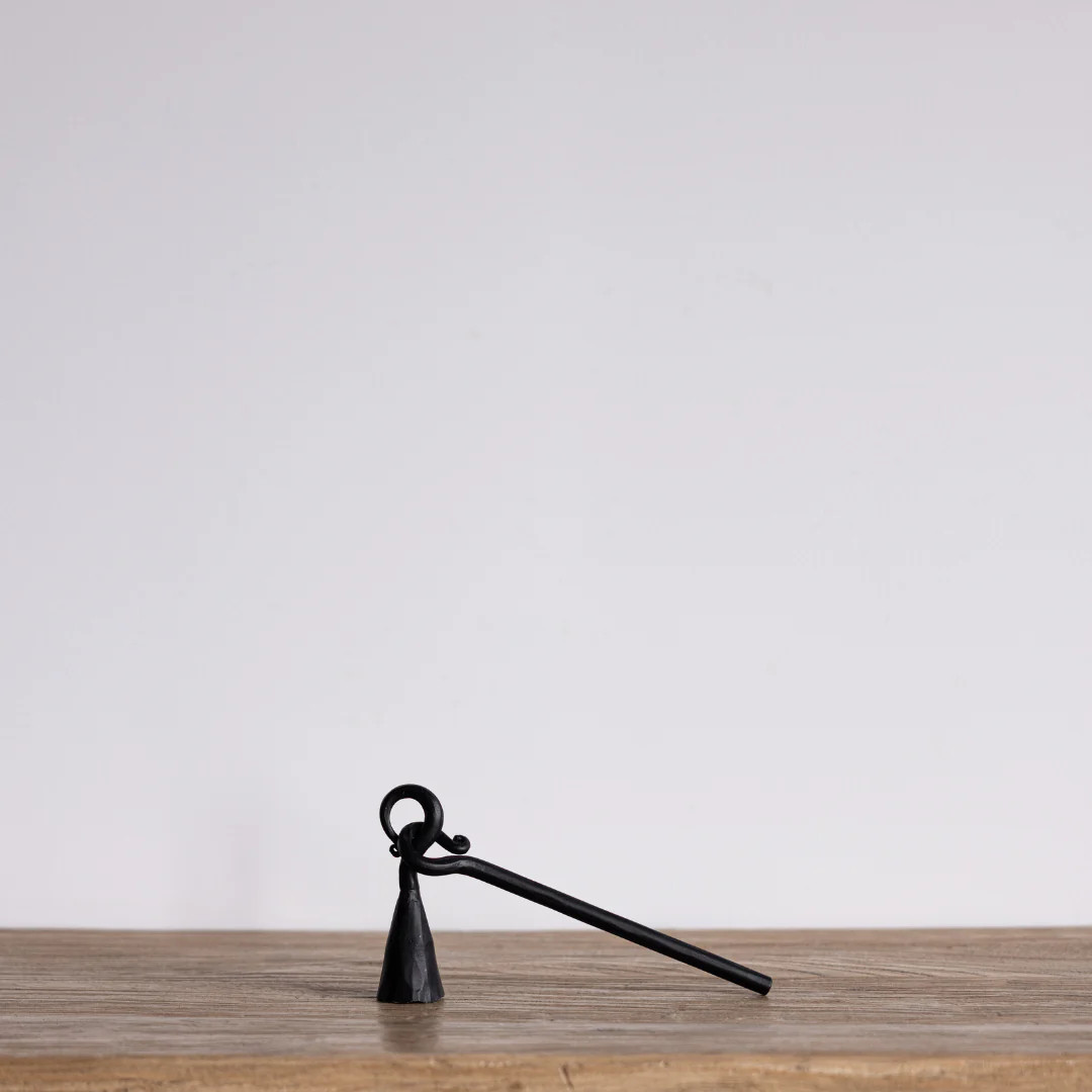 Candle Snuffer Black Iron | By Luxe B Co. | luxe bCO