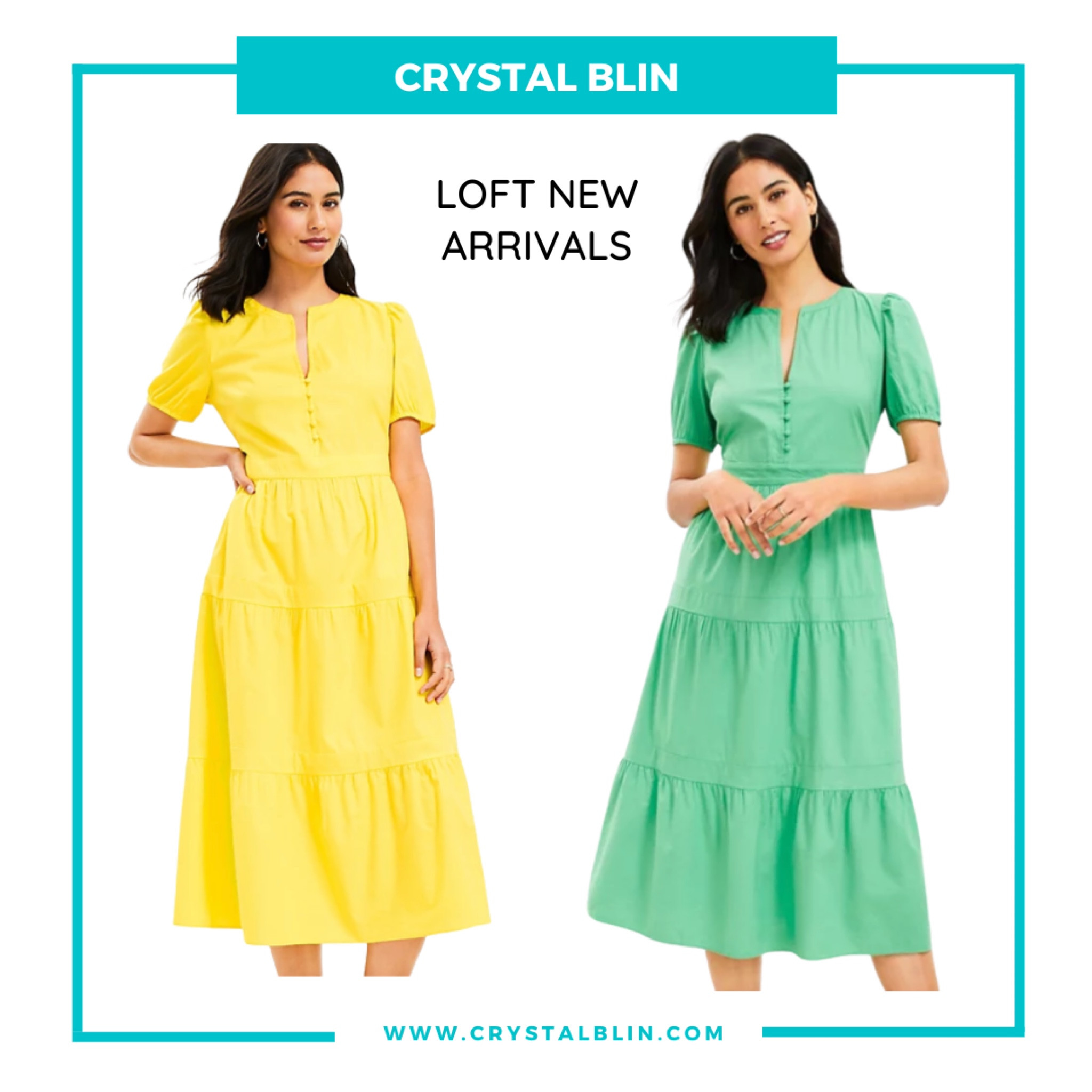 Gorgeous new dresses at the Loft. Have not seen these in person yet  