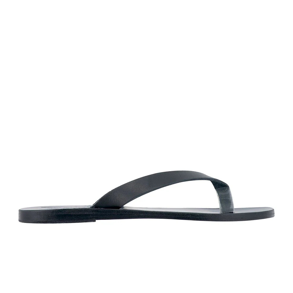 Hera Leather Black | Ancient Greek Sandals