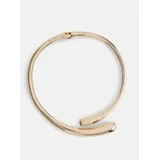 Scoop Women's Gold Tone Sculpted Choker Necklace | Walmart (US)