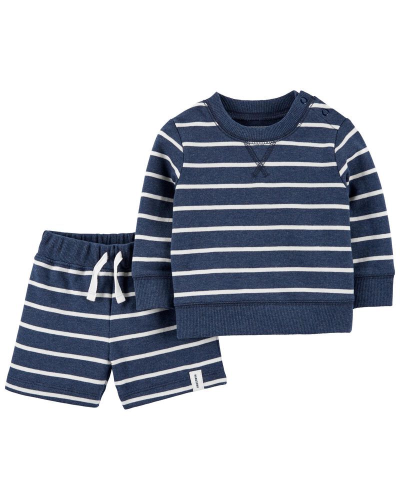 2-Piece Striped Sweater & Short Set | Carter's