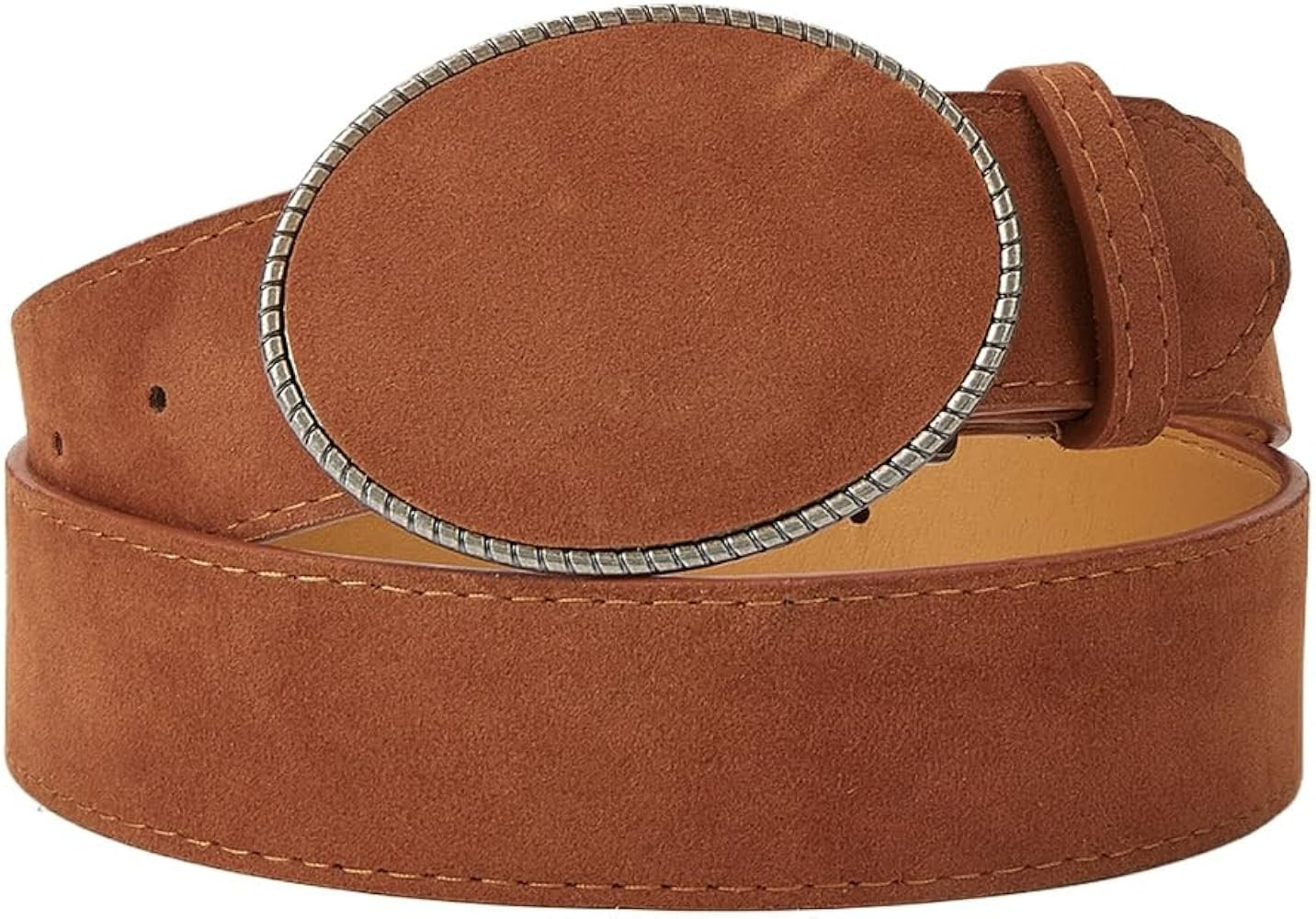 heyheyshine Wide Suede Belt Women Vintage Chunky Y2k Ladies Belt Fashion Leather Waist Belts for ... | Amazon (US)