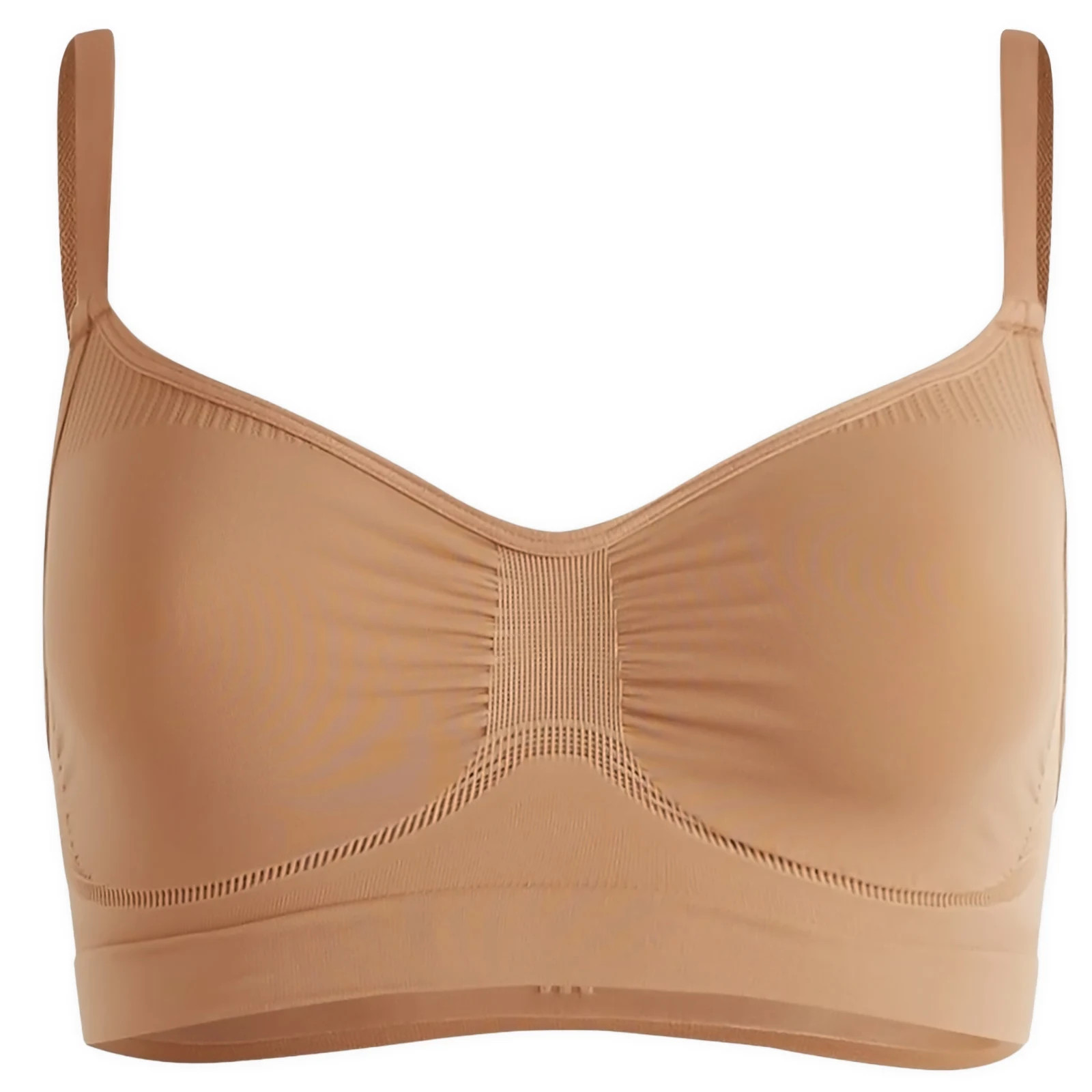 SKIMS Women's Seamless Sculpt Bralette in Sienna, Size Medium | END. Clothing