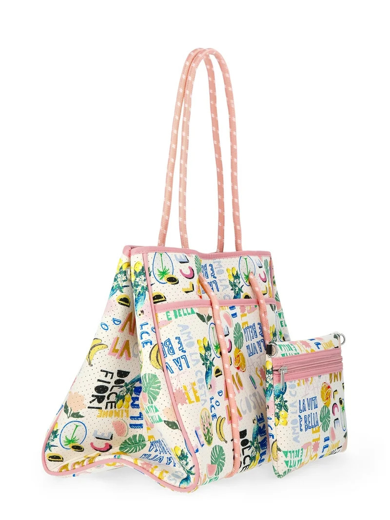 Best seller Gocvo Mesh Beach Bag for Women, Beach Tote Large Foldable Mesh Swim Bag with Pockets ... | Walmart (US)