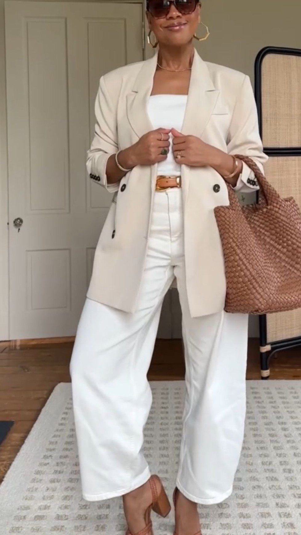 Recreate the look - Style inspo from Pinterest to your cart! Linking like and similar items to help you re-create this look and style from Pinterest 🤎


#trending outfit
#Pinterest outfit inspo
#Pinterest inspired 
#cropped jeans
#barrel leg jeans 
#white jeans 
#neutral fashion  
#wide leg jeans  
#camisole tank top 
#white tank top  
#casual tank top  
#beige blazer
#oversized blazer 
#brown woven tote
#brown handbag
#raffia herls
#brown sandals
#brown heels  
#platform sandals
#summer sandals 
#high rise jeans
#mom jeans 
#jeans styled  
#designer jeans 
#revolve jeans  
#brown belt
#gold chain
#gold hoop earrings 
#the look for less
#affordable fashion 
#revolve fashion finds  
#nordstrom finds
#gap fashion finds
#anthropologie finds 
#Amazon fashion 
#spring fashion
#spring transition outfit
#spring style Inspo 
#style inspo
#fashion inspo
#outfit inspo
#casual style
#elevated casual
#casual outfit
#classic style 
#casual chic 
#work fashion
#work outfit
#work appropriate 
#office outfit 
#polished look
#weekend style
#easy weekend outfitt
#day date outfit
#wine tasting outfit  
#mom style 
#mom outfit 
#errands outfit 
#airport outfit 
#travel outfit 
#travel style 
#beach day outfit
#beach dinner outfit 
#site seeing outfit 
#European vacation 
#street style
#new York style
#city outfit 
#date night outfit 
#pinterest inspired
#photo credit to Pinterest 
#ootd

#LTKootd #LTKOver40 #LTKWorkwear