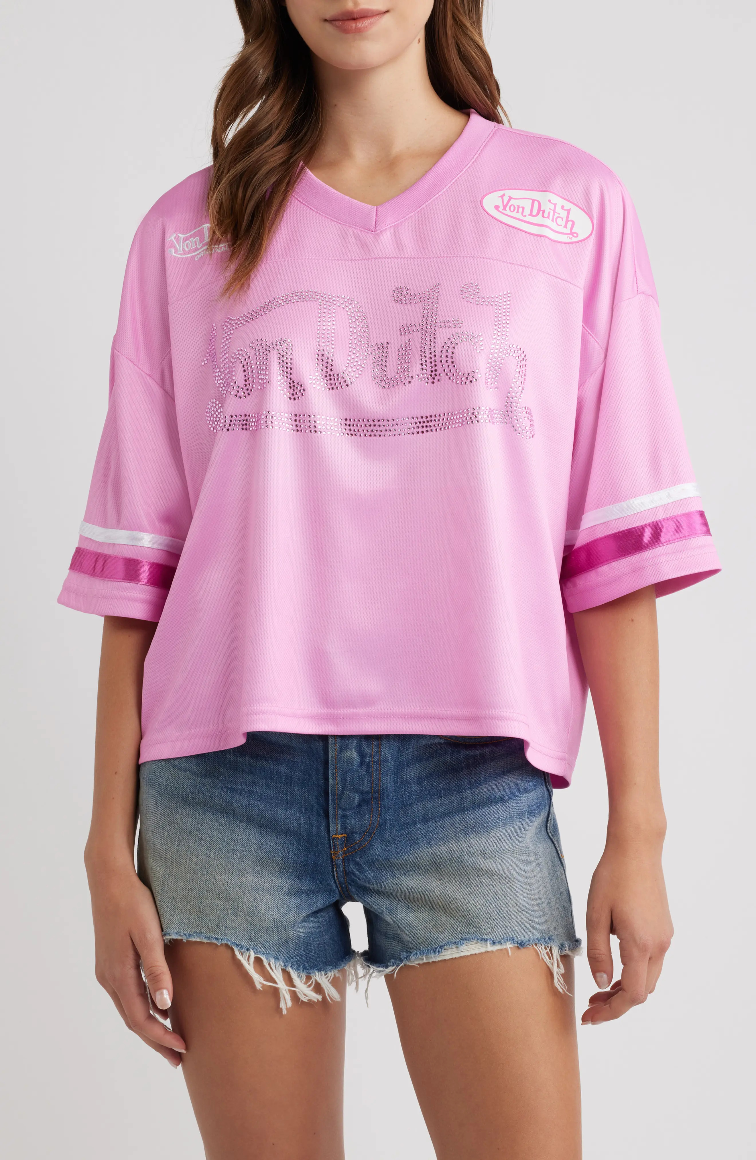 Cropped Football Jersey (Women) | Nordstrom | Nordstrom