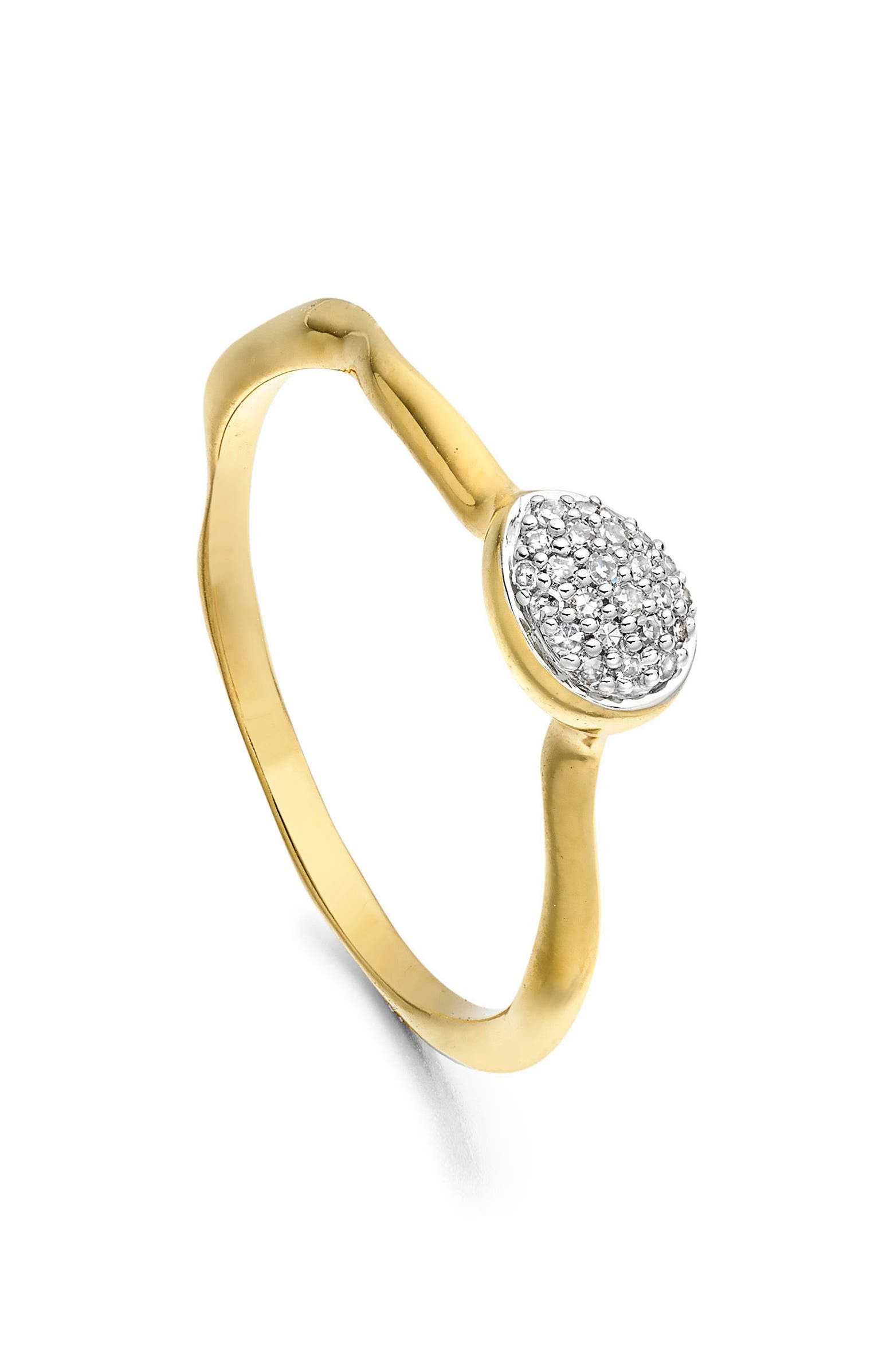 Siren Small Pavé Diamond Stacking Ring | Nordstrom