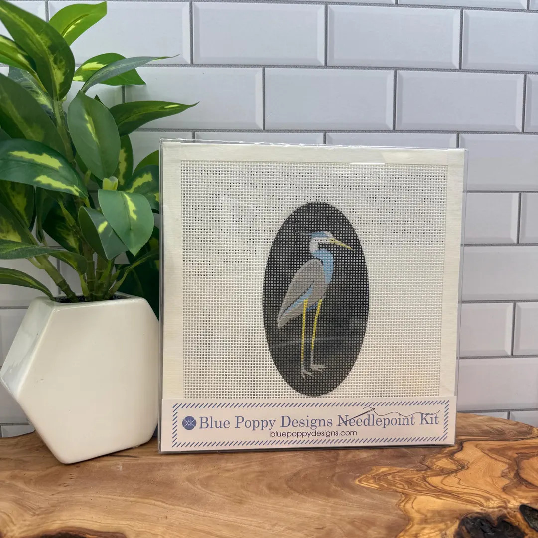 Heron Needlepoint Kit (Heron Oval) | Etsy (Global)