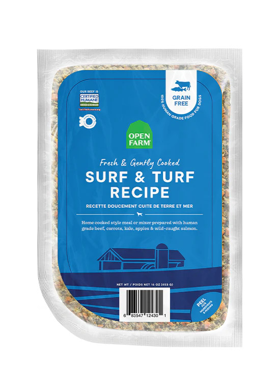 Surf & Turf Gently Cooked Dog Food - Open Farm | Open Farm Pet