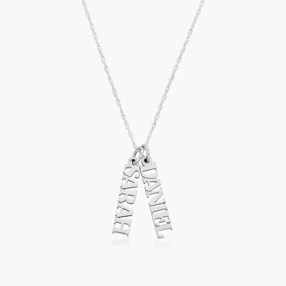 Singapore Chain Name Necklace - Silver | Oak & Luna (US)