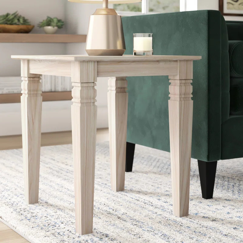 Lynn 25'' Tall Solid Wood End Table | Wayfair North America
