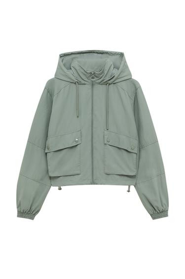 KORT EN LICHT JACK MET ZAKKEN | PULL and BEAR NL