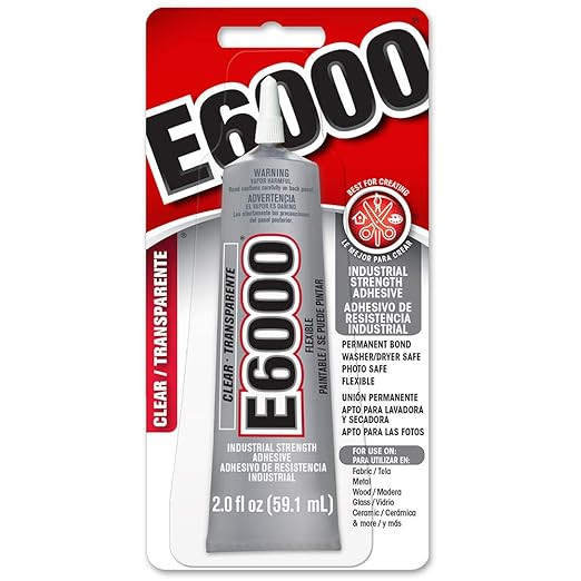 E-6000 Adhesive Metal, Glass, Fiberglass Masonry And Concrete Clear Carded 2 Oz | Amazon (US)