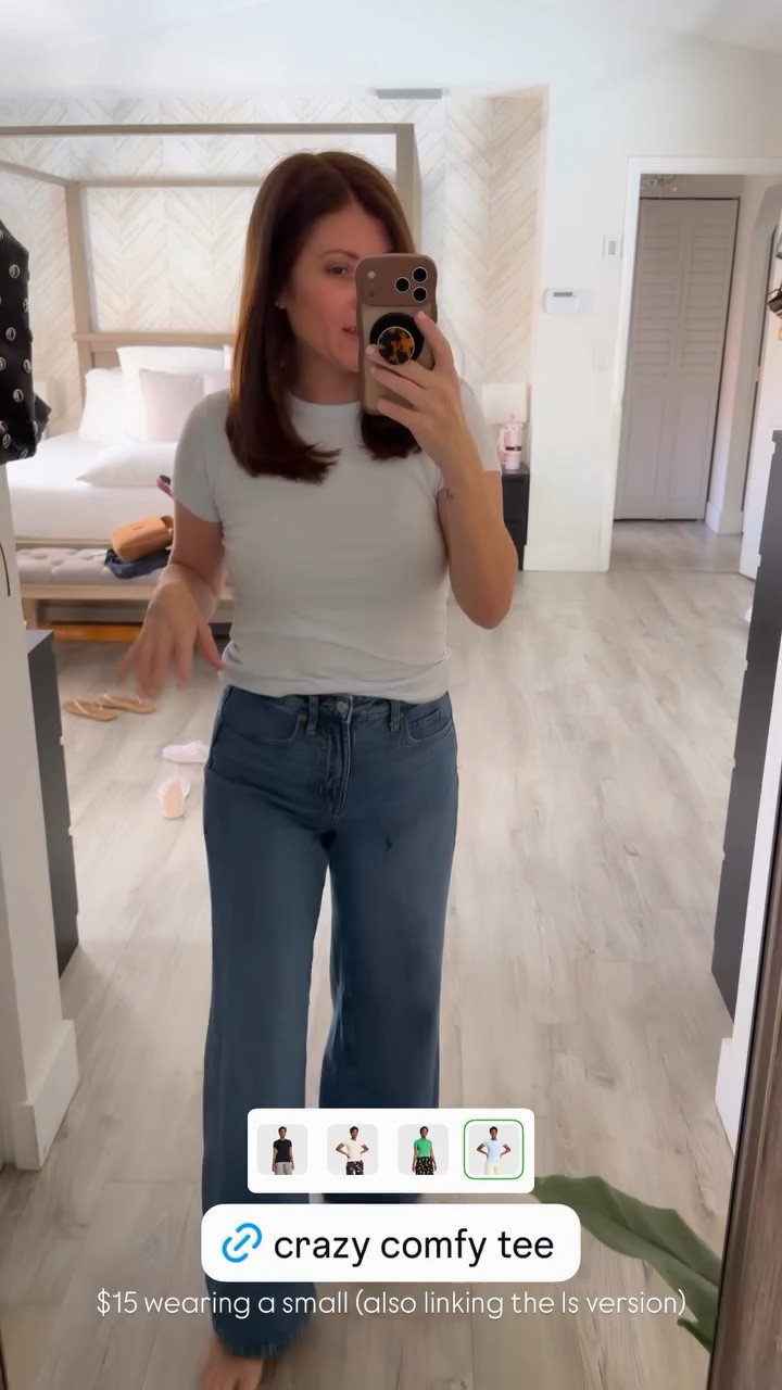 $15 wearing a small (also linking the ls version)